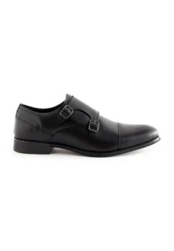Next Leather Double Monk ShoesMocassini ElegantiBlack Uomo Scarpe Eleganti NX312C08H-Q11