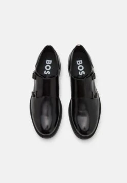 Boss Saul MonkMocassini ElegantiBlack Uomo Scarpe Basse BB112C040-Q11 -Luce Scarpe Negozio 184397fc911d491d83e00e0e847bb0c0