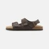 Pier One Unisex - Sandali - Dark Brown -Luce Scarpe Negozio 1a7a848effe2485c8d756f7696fd5864