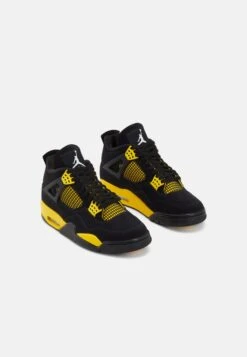 Air Jordan 4 RetroSneakers AlteBlack/White/Tour Yellow Uomo Sneaker JOC12N01X-Q11