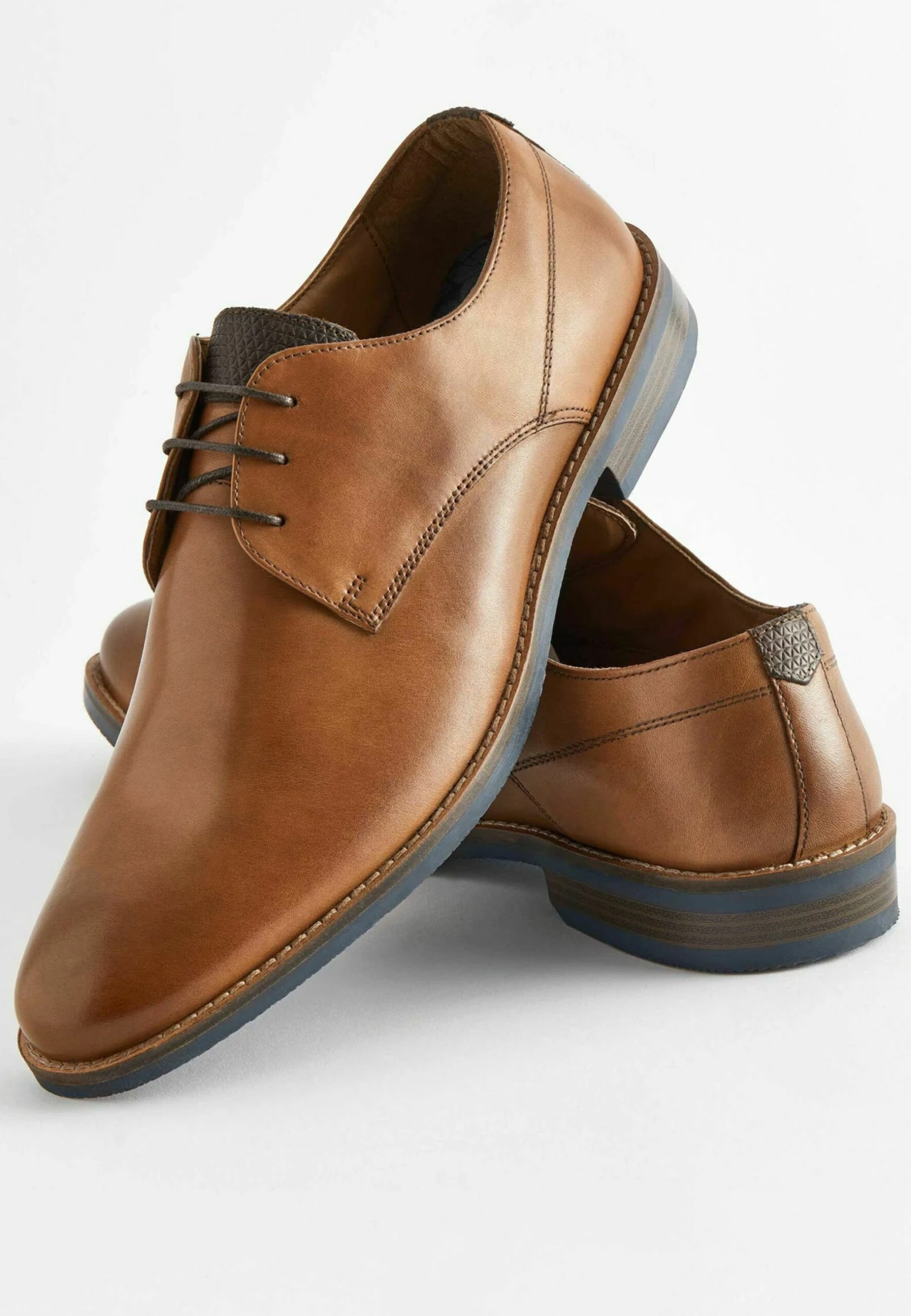Next Leather Derby Shoes - Stringate Eleganti - Tan Brown 5 Next Leather Derby Shoes - Stringate Eleganti - Tan Brown - immagine 3