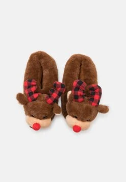 Reindeer SlipperPantofoleBrown Uomo Pantofole LOW12I01L-O11 -Luce Scarpe Negozio 27a170347aa1436481b373e4a5251b60