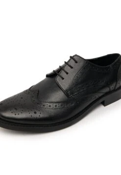 Rowland - Stringate Eleganti - Black Leather -Luce Scarpe Negozio 29f57f3bb2b847c48a69b4811f70b2fd