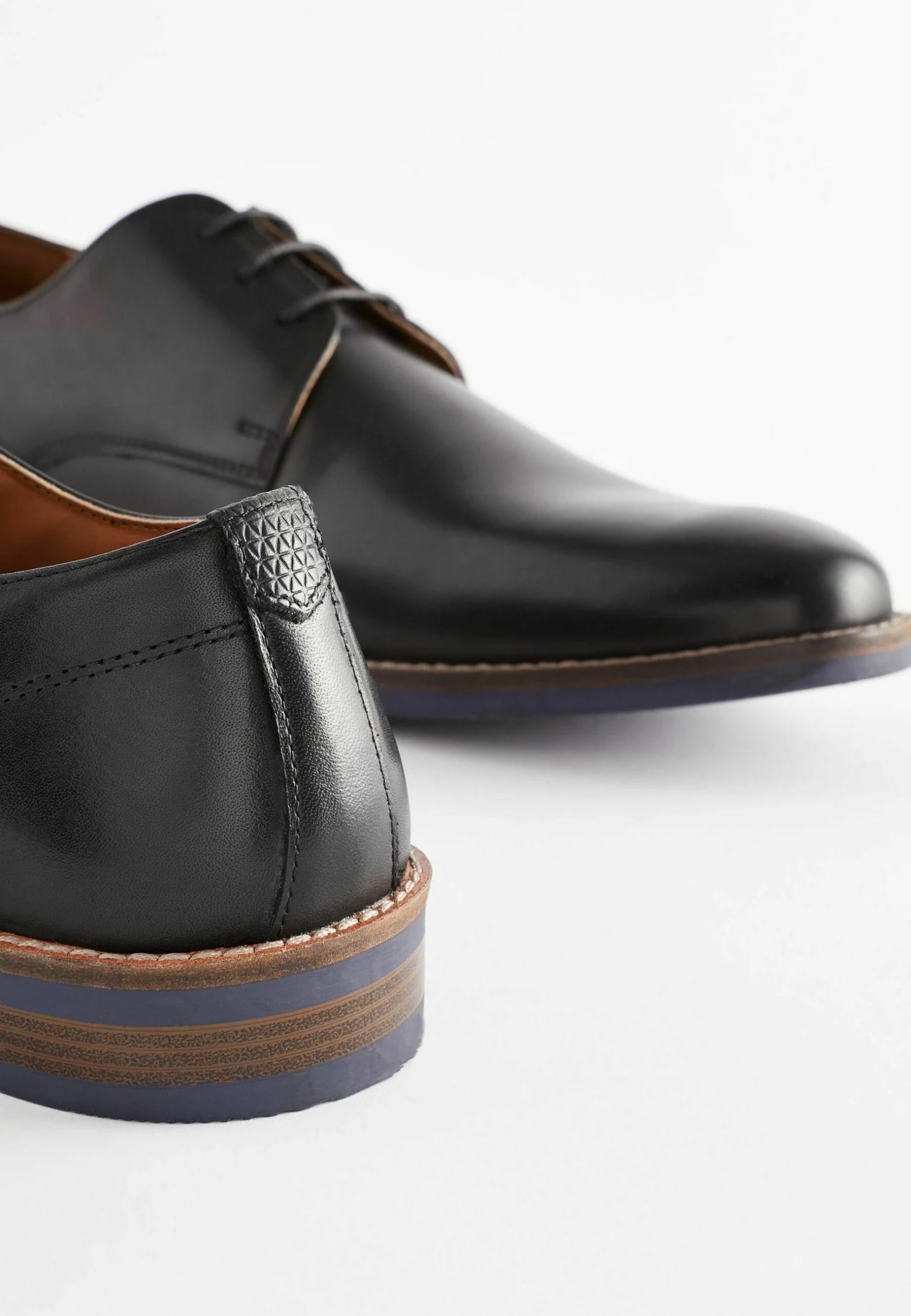 Next Leather Derby Shoes - Stringate Eleganti - Black 8 Next Leather Derby Shoes - Stringate Eleganti - Black - immagine 6