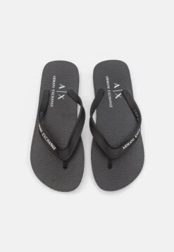 Armani Exchange Infradito Da BagnoBlack Uomo Scarpe Aperte ARC12G00E-Q11 -Luce Scarpe Negozio 3a8792f40cf74687ab8c4dcb6d511fe2