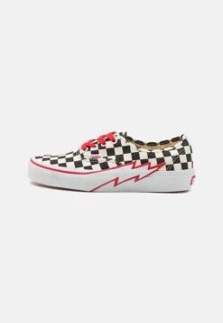 Vans Authentic Bolt Unisex - Sneakers Basse - Black/White/Red