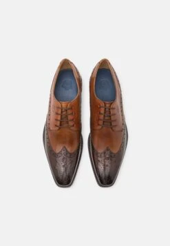MELVIN & HAMILTON Martin 15Stringate ElegantiMid Brown/Wood/Tan/Cognac/Rich Tan/Orange Uomo Scarpe Eleganti ME212M01I-O13 -Luce Scarpe Negozio 4dd407eabc494633a616b4cca7162c58