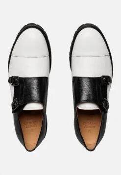 Mocassini ElegantiSchwarz Weiß Uomo Scarpe Eleganti H2M12C00D-Q11 -Luce Scarpe Negozio 5174bbff392749989b4c0e1a5d02f07c