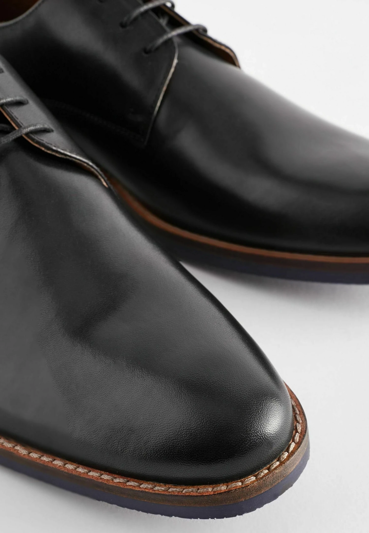 Next Leather Derby Shoes - Stringate Eleganti - Black 6 Next Leather Derby Shoes - Stringate Eleganti - Black - immagine 4