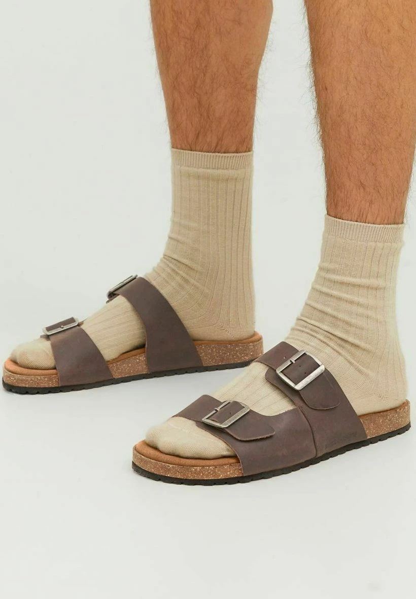 Jack & Jones CiabattineBrown Stone Uomo Scarpe Aperte JA212G02W-O11 3 Jack & Jones CiabattineBrown Stone Uomo Scarpe Aperte JA212G02W-O11