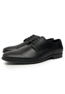 RamonStringate ElegantiBlack Leather Uomo Scarpe Eleganti SNM12M005-Q11 -Luce Scarpe Negozio 74644e9817d64340bdd2d8c570d16e38