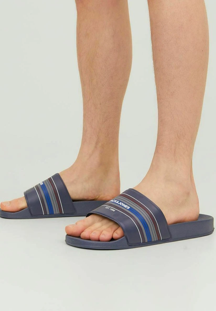 Jack & Jones GestreifteCiabatte Da MareNavy Blazer Uomo Scarpe Aperte JA212G02Z-K11 3 Jack & Jones GestreifteCiabatte Da MareNavy Blazer Uomo Scarpe Aperte JA212G02Z-K11