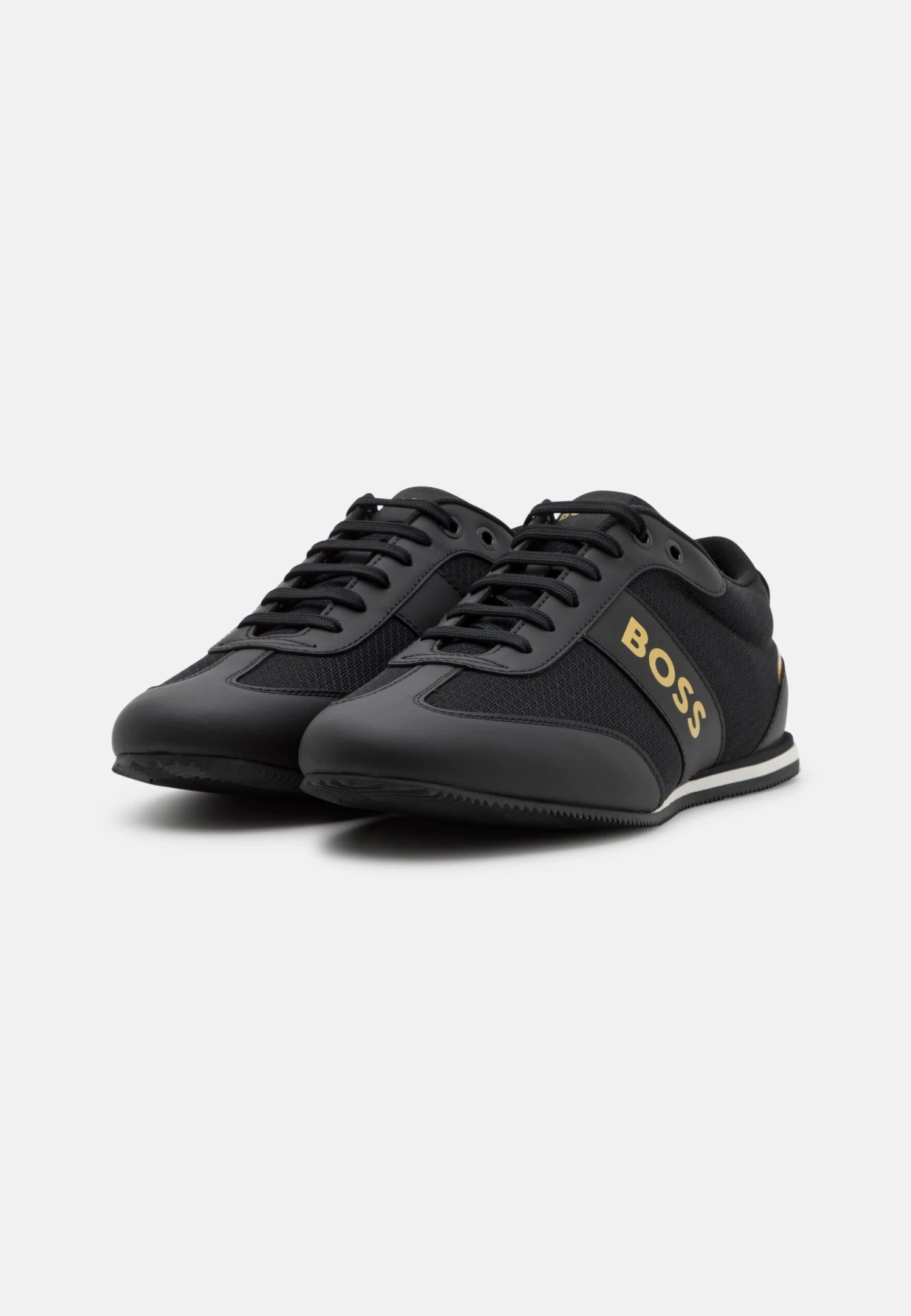 Boss Rusham - Sneakers Basse - Black/Gold 4 Boss Rusham - Sneakers Basse - Black/Gold - immagine 2