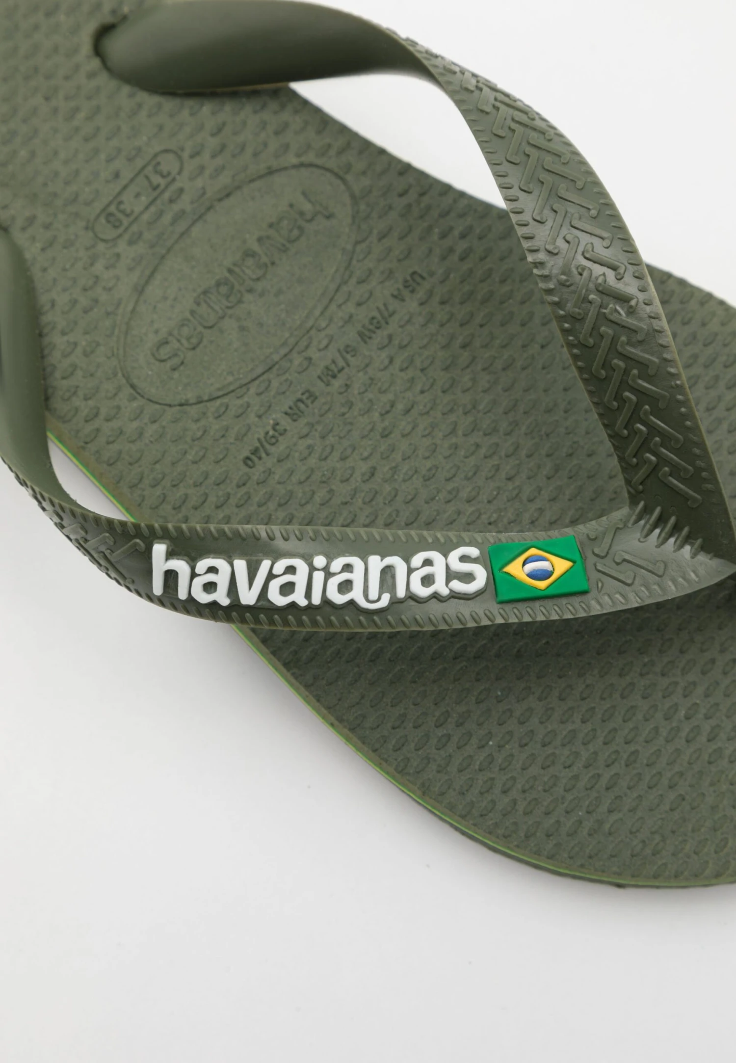 Havaianas Flip Flop Brasil LogoInfradito Da BagnoGreen Uomo Scarpe Aperte HA115G00F-M13 8 Havaianas Flip Flop Brasil LogoInfradito Da BagnoGreen Uomo Scarpe Aperte HA115G00F-M13 - immagine 6