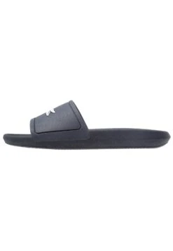 Lacoste Croco Slide - Ciabatte Da Mare - Navy