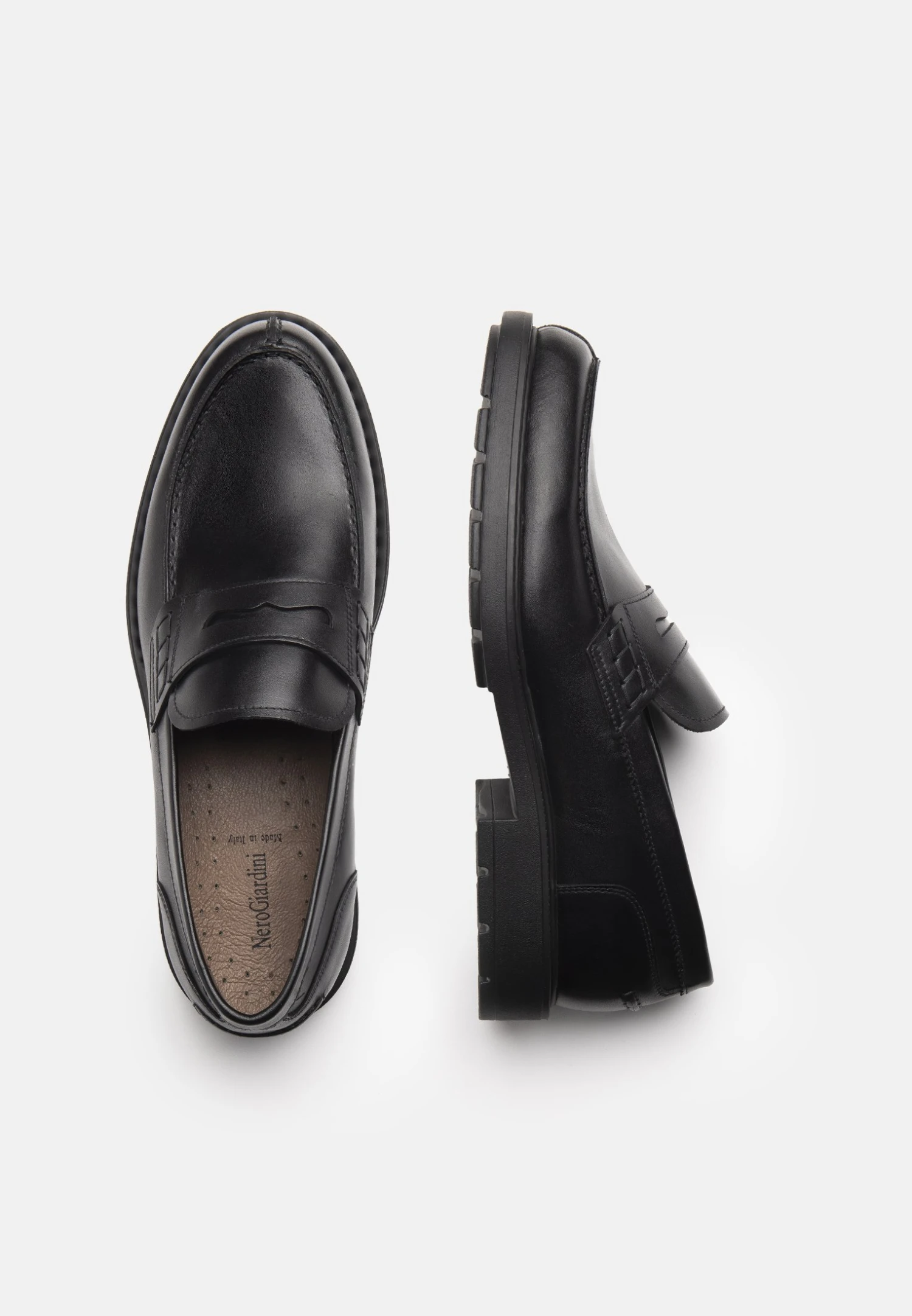 NeroGiardini Mocassini ElegantiNero Uomo Scarpe Eleganti NET12C00G-Q11 5 NeroGiardini Mocassini ElegantiNero Uomo Scarpe Eleganti NET12C00G-Q11 - immagine 3