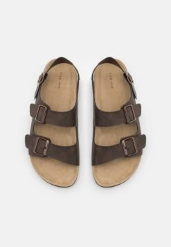 Pier One Unisex - Sandali - Dark Brown -Luce Scarpe Negozio a689817c07e34f47aa63a98de89f094a