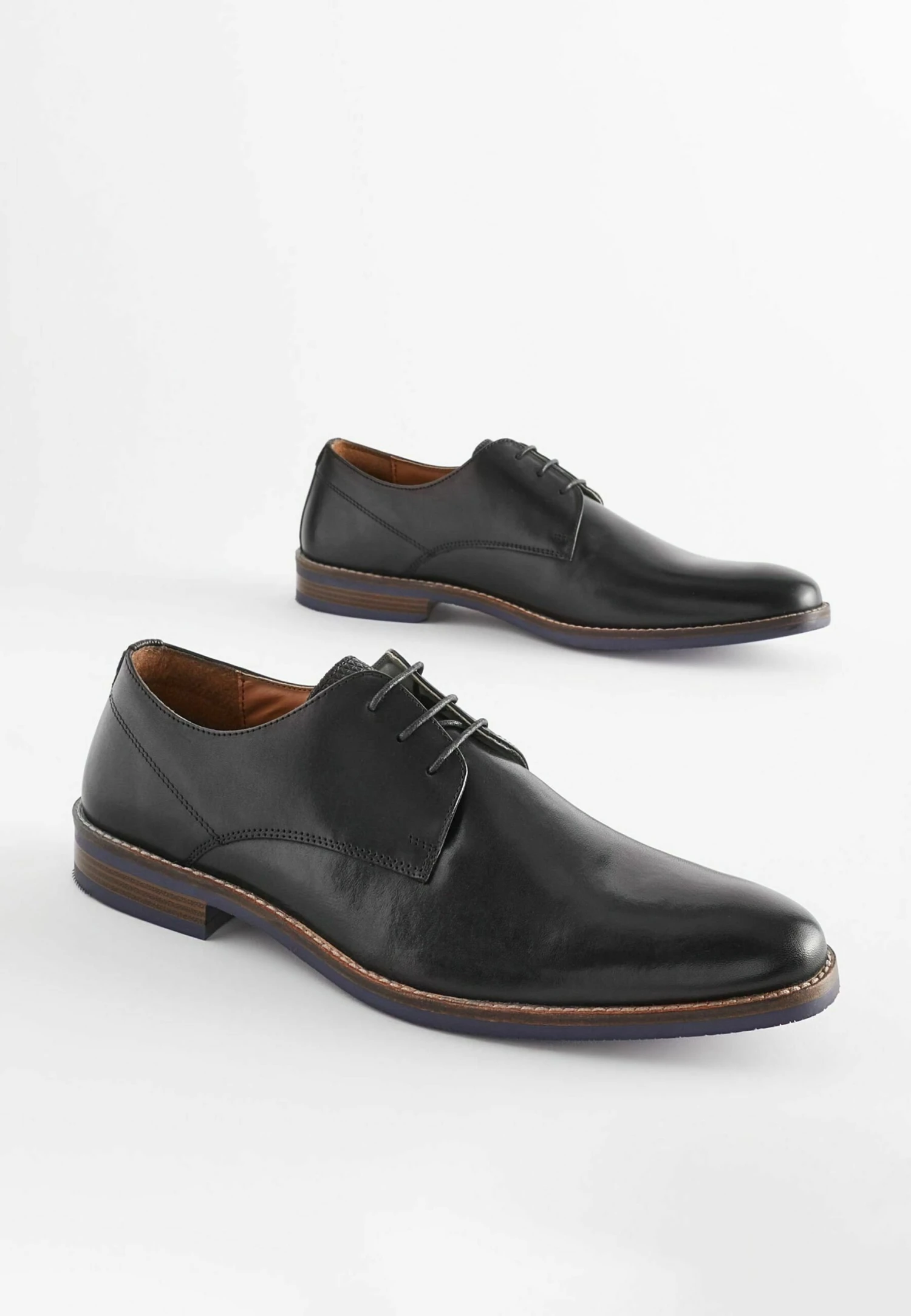 Next Leather Derby Shoes - Stringate Eleganti - Black 4 Next Leather Derby Shoes - Stringate Eleganti - Black - immagine 2