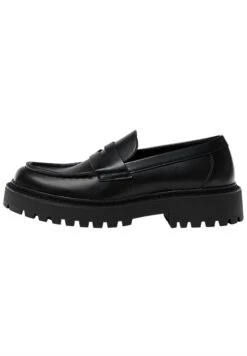PULL & BEAR Track - Scarpe Senza Lacci - Black