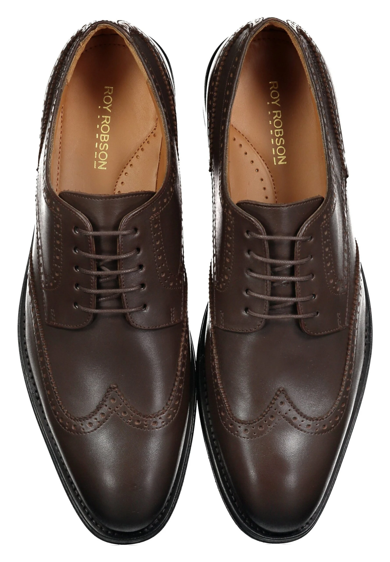 ROY ROBSON AnzugsBudapesterStringate ElegantiDark Brown Uomo Scarpe Eleganti RR012M005-O12 6 ROY ROBSON AnzugsBudapesterStringate ElegantiDark Brown Uomo Scarpe Eleganti RR012M005-O12 - immagine 4
