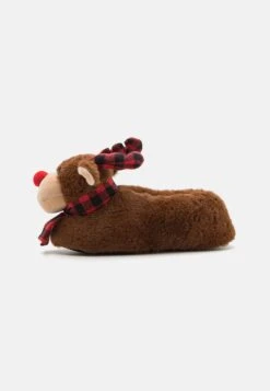 Reindeer SlipperPantofoleBrown Uomo Pantofole LOW12I01L-O11