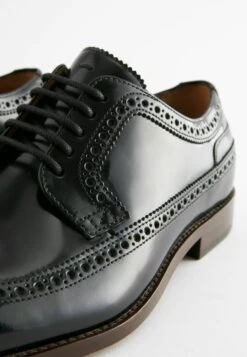 Next Hi-Shine Leather Brogues - Stringate Eleganti - Black -Luce Scarpe Negozio f18b34e2a14c4acbb4fb2678ef47e93f